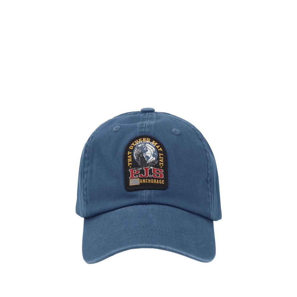 Parajumpers Navy Cotton Baseball Hat for Effortless Elegance