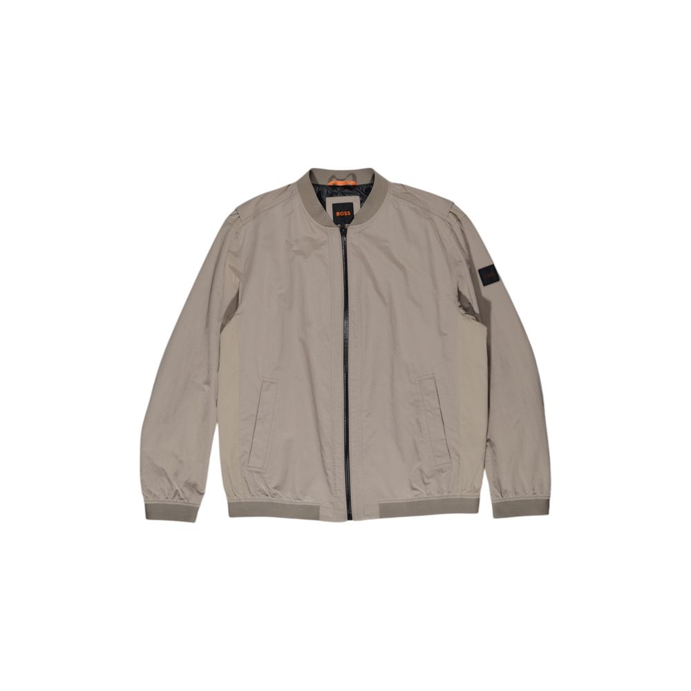 Hugo Boss Beige Wool Jacket - Effortless Elegance Redefined