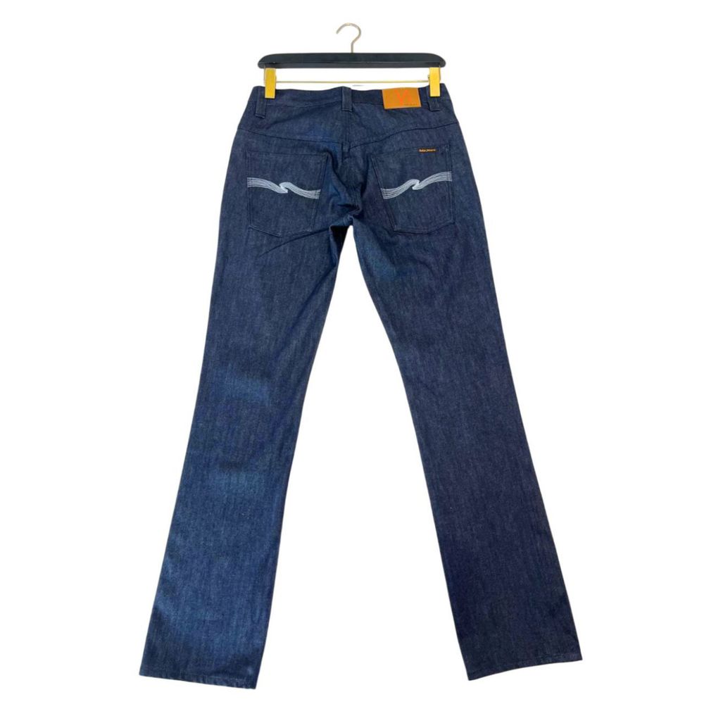 Nudie Jeans Blue Cotton Classic Denim Trousers