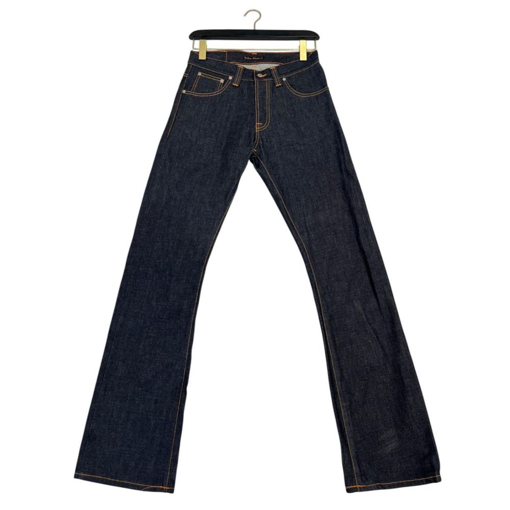 Nudie Jeans Blue Cotton Luxury Denim Trousers