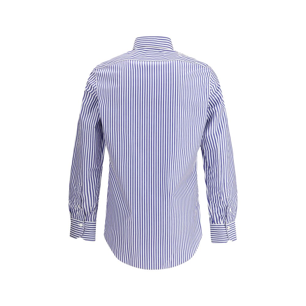Finamore White Cotton Zante Shirt - Timeless Elegance in Cotton