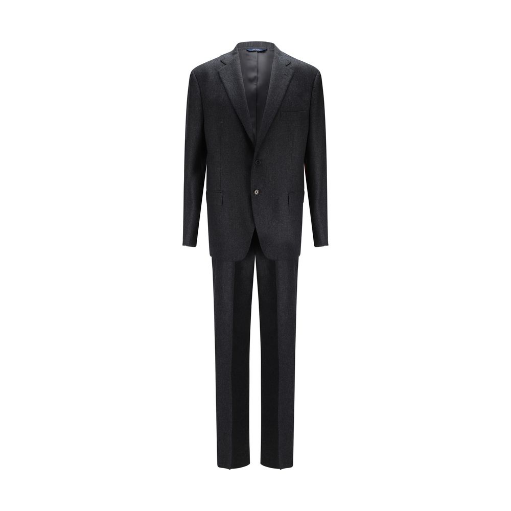 Gi Capri Charcoal Grey Premium Wool Suit