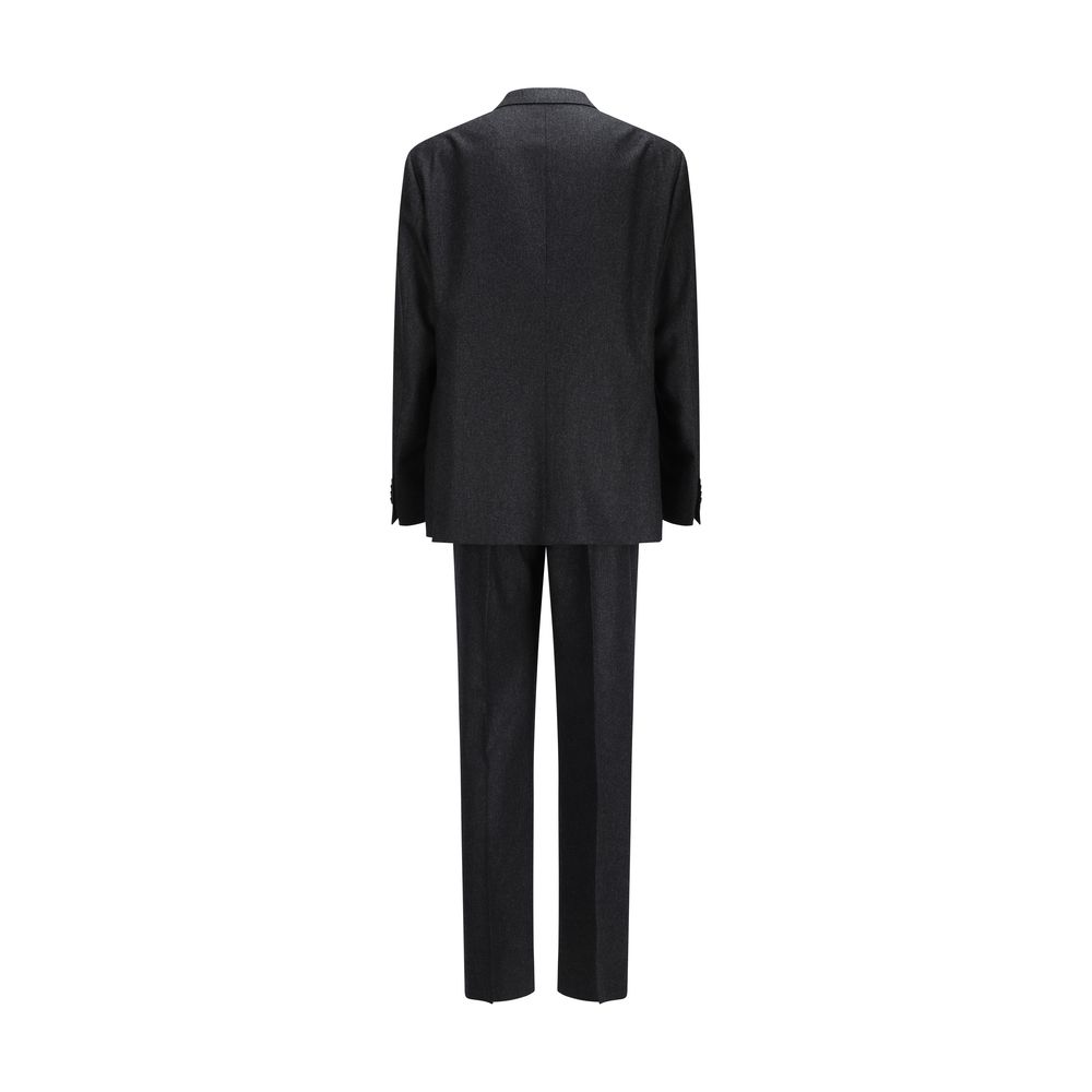 Gi Capri Charcoal Grey Premium Wool Suit
