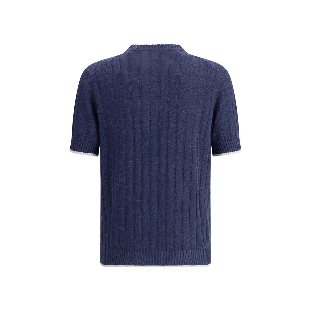 Brunello Cucinelli White Luxurious Linen T-Shirt