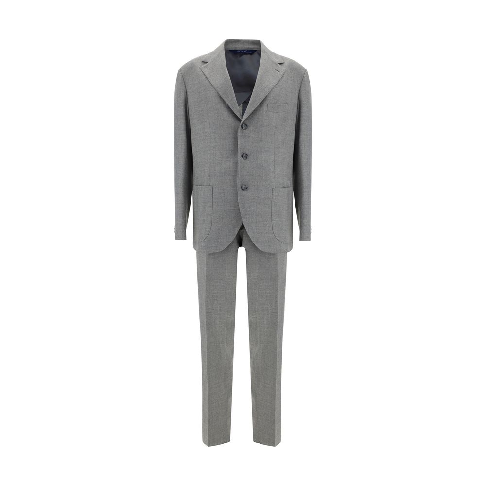 Gi Capri Grey Virgin Wool Suit: Timeless Elegance in Luxurious Wool
