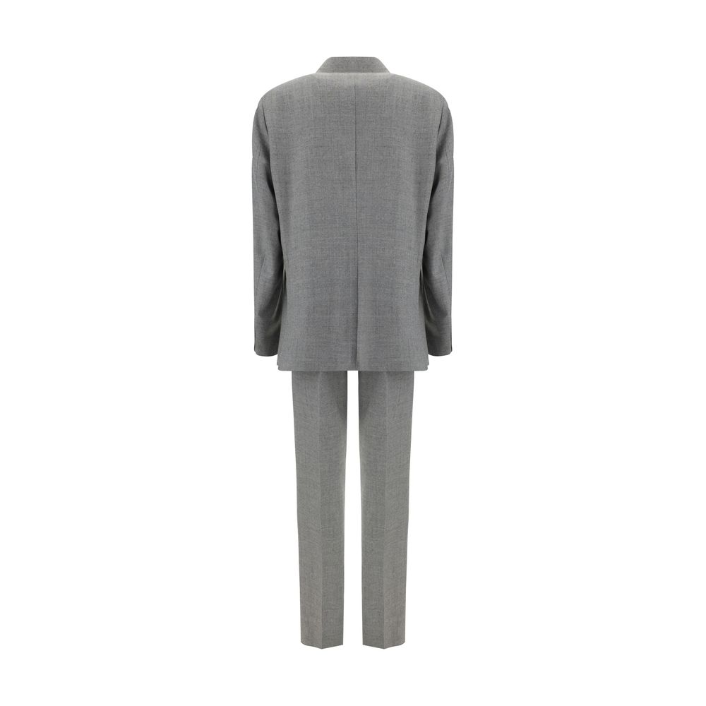 Gi Capri Grey Virgin Wool Suit: Timeless Elegance in Luxurious Wool