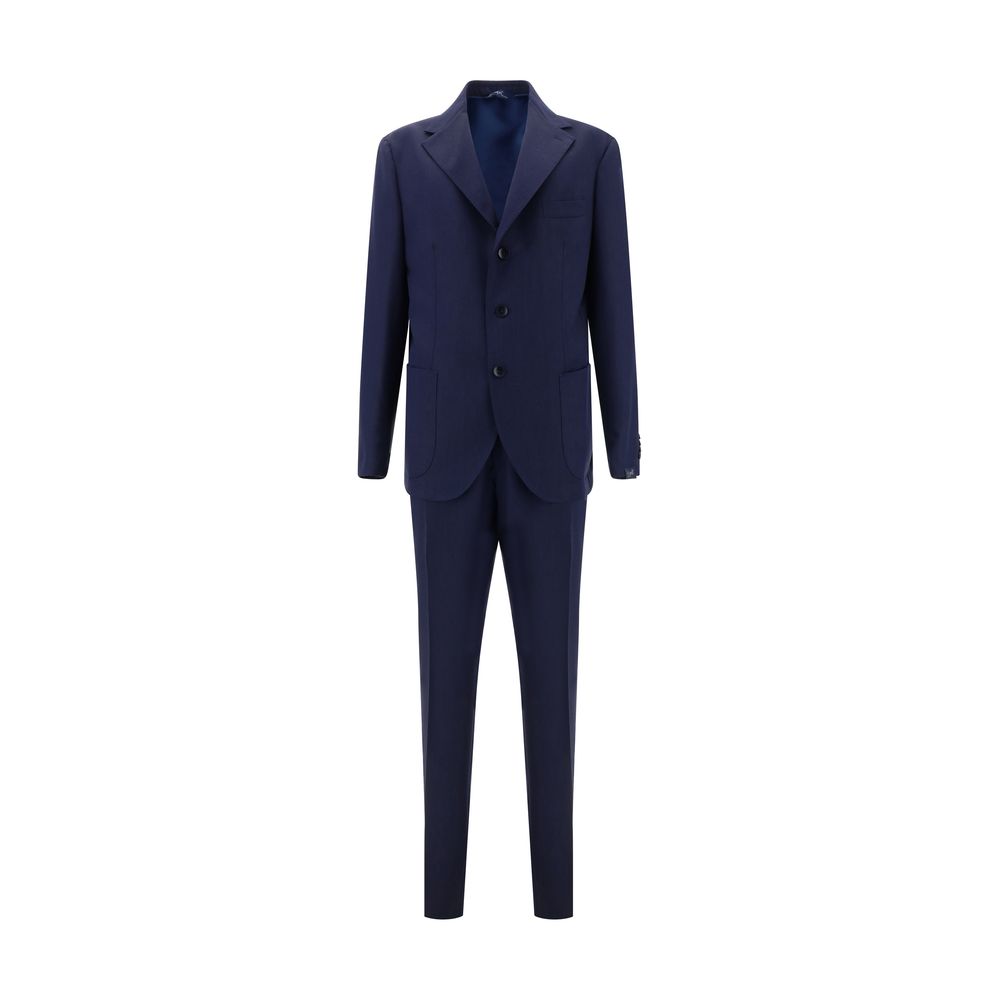 Gi Capri Suit Grey Virgin Wool Suit - A Masterpiece of Timeless Elegance