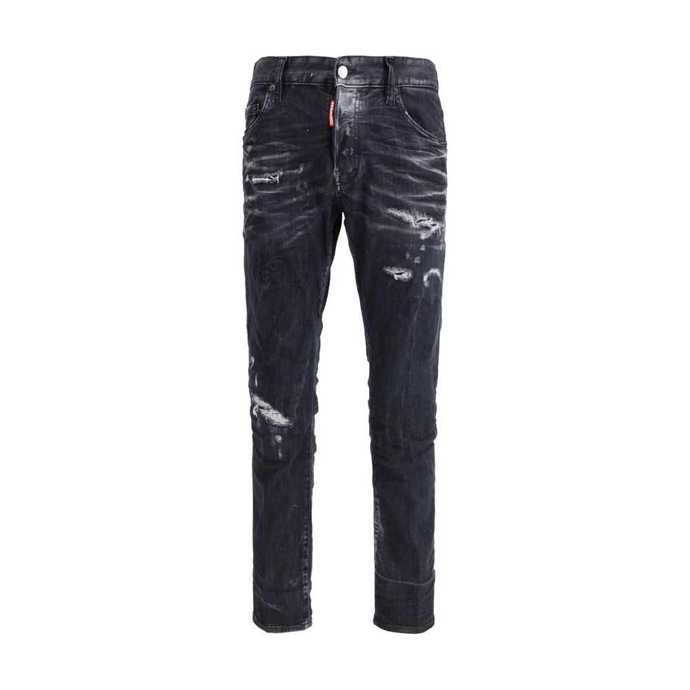 Dsquared² Blue Denim Skater Jeans for Effortless Luxury Style