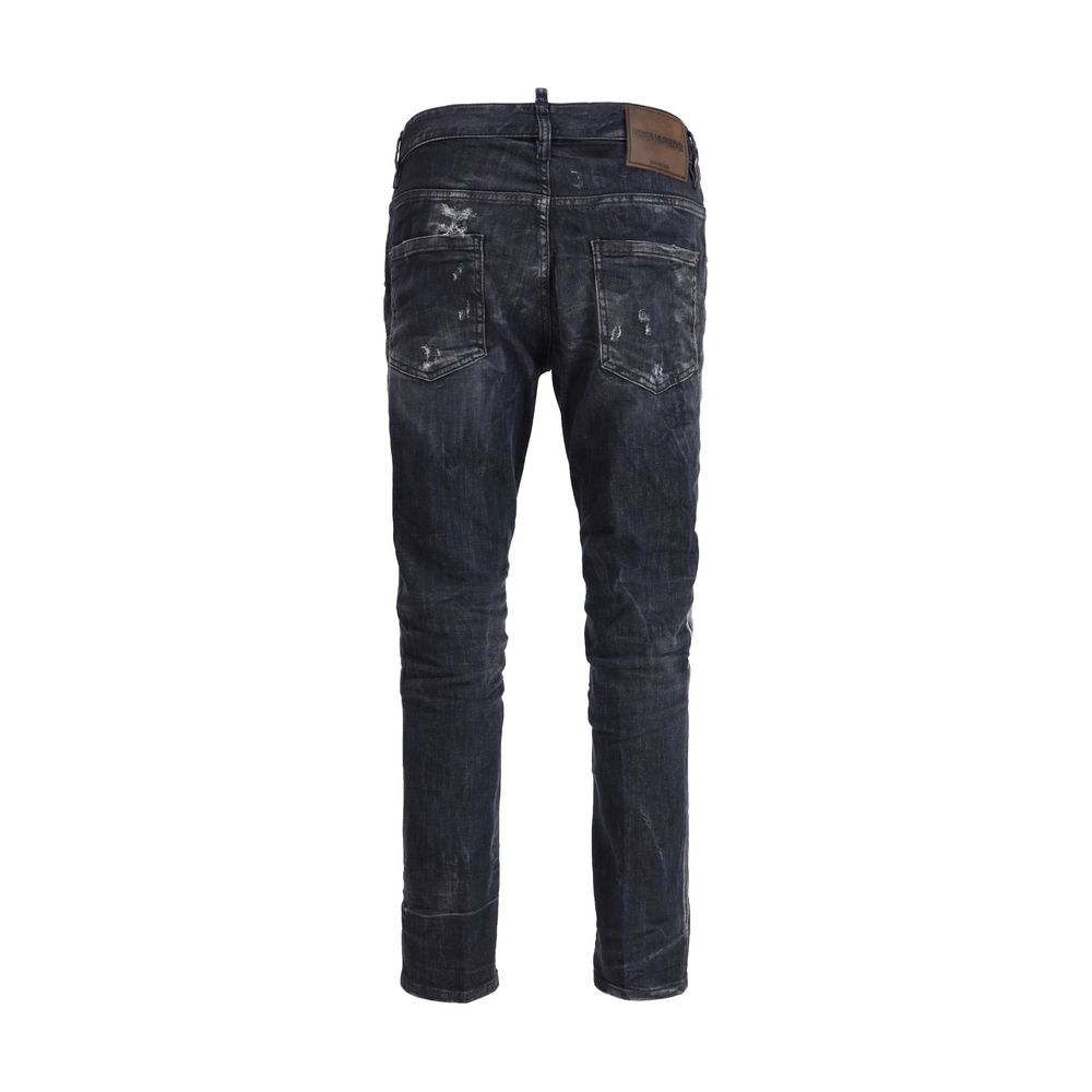 Dsquared² Blue Denim Skater Jeans for Effortless Luxury Style
