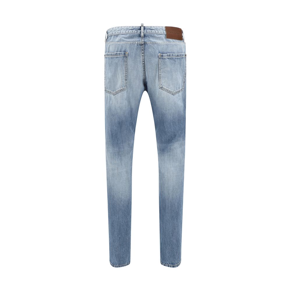 Dsquared² Blue Denim Jeans for Effortless Sophistication