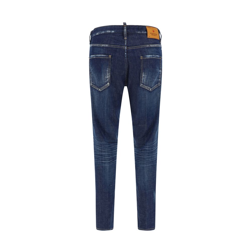 Dsquared² Blue Denim Jeans for Effortless Style and Comfort