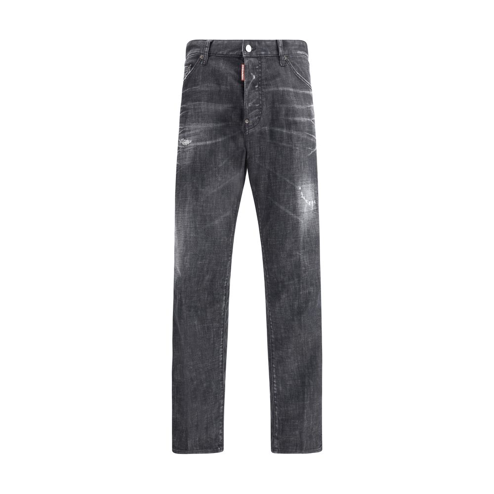 Dsquared² Blue Cotton Cool Guy Jeans with Vintage Appeal