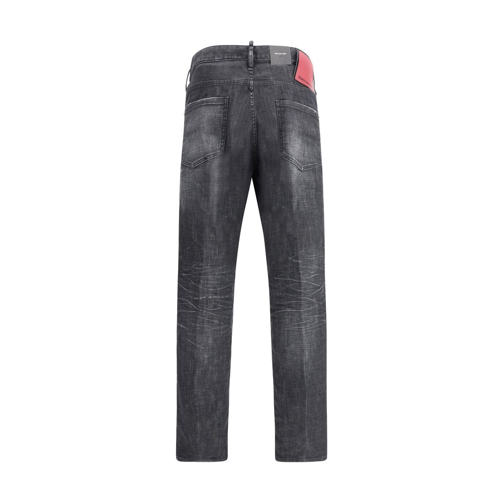 Dsquared² Blue Cotton Cool Guy Jeans with Vintage Appeal