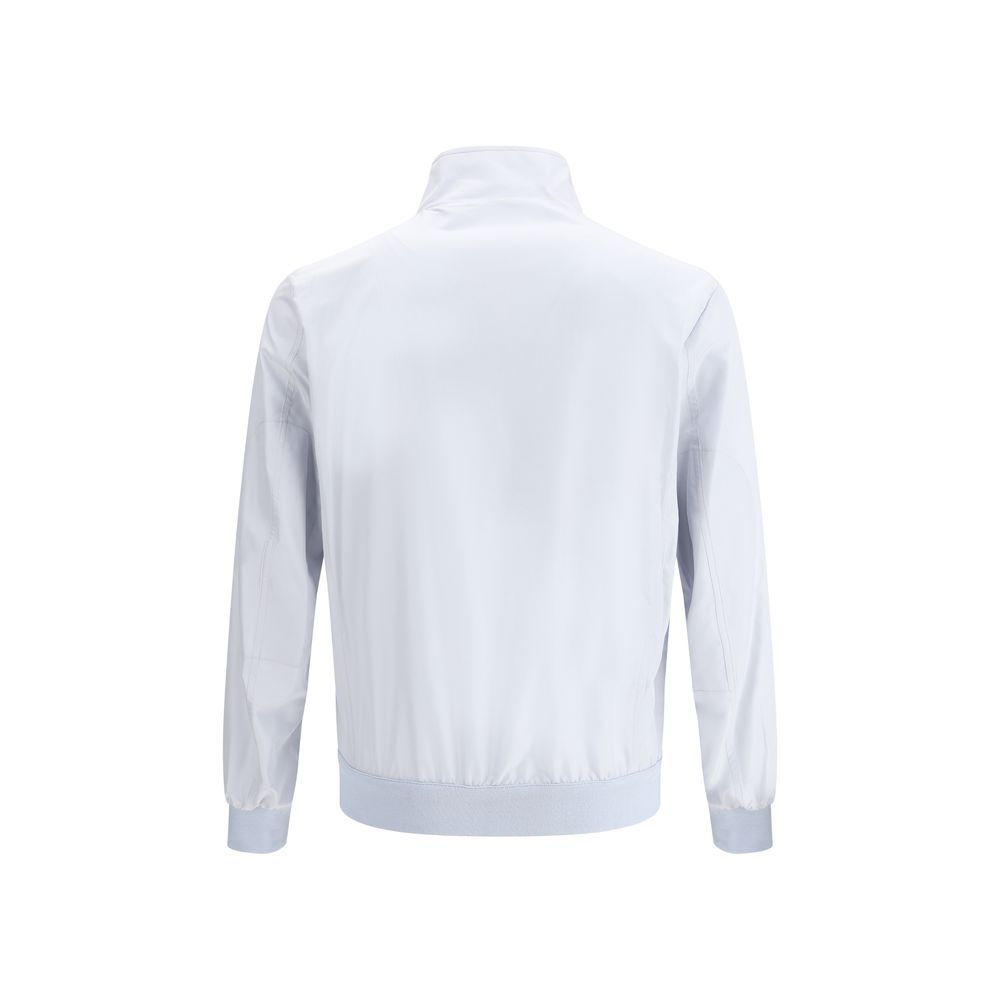 Kiton Navy Waterproof Fabric Jacket for Elevated Outdoor Elegance