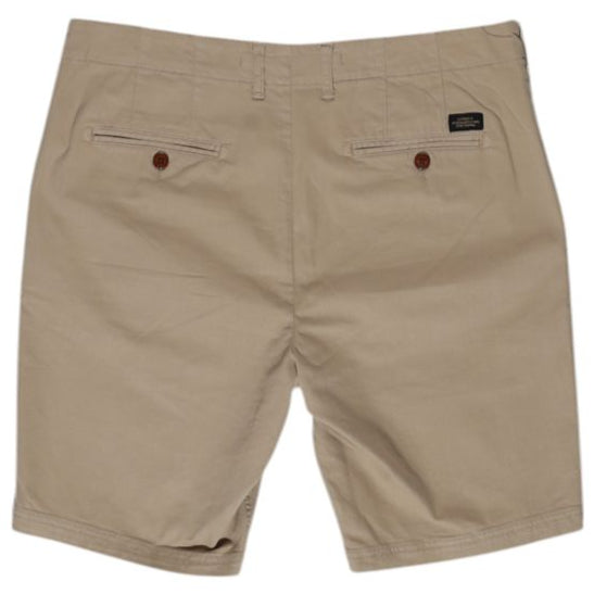 Superdry Beige Cotton Shorts for Effortless Summer Style