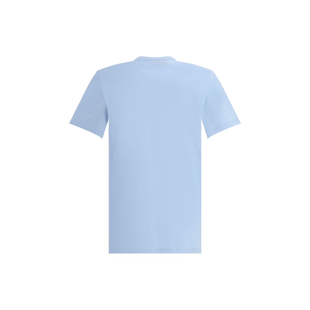 Belstaff White Cotton T-shirt with Iconic Monogram Patch