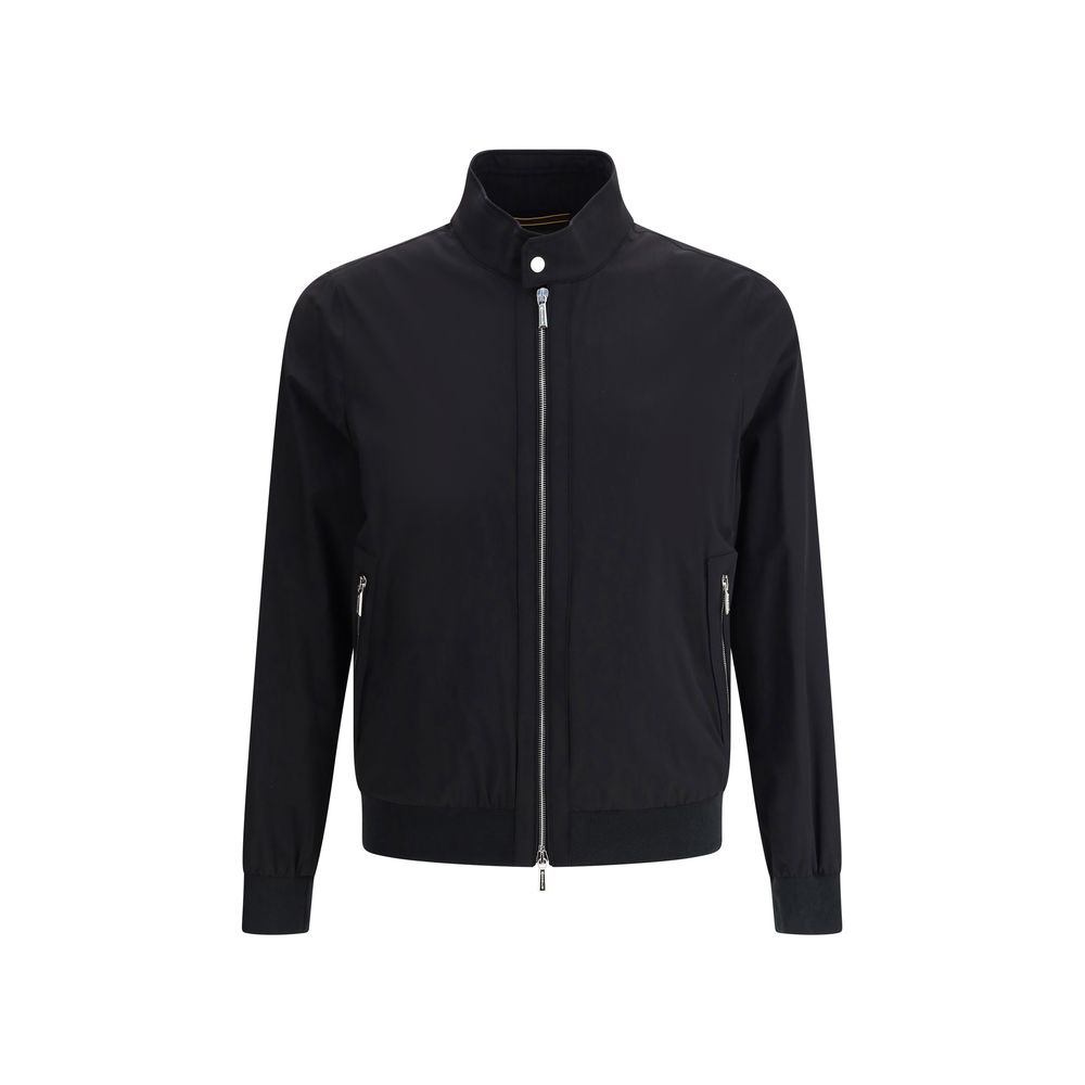 MooRER Black Waterproof Fabric Alberti-kn Jacket