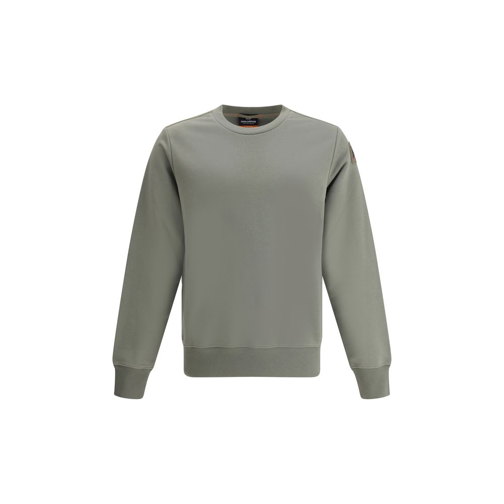 Parajumpers Grey Cotton Sweatshirt - Elevated Casual Luxury