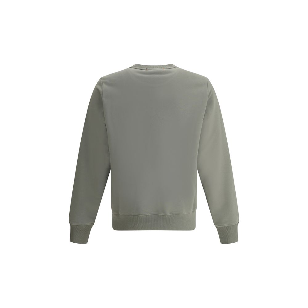 Parajumpers Grey Cotton Sweatshirt - Elevated Casual Luxury