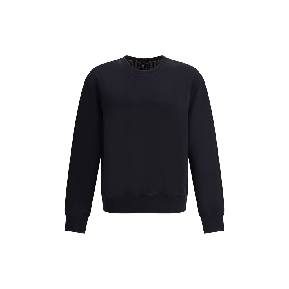 Parajumpers Grey Cotton Sweatshirt: Elevated Casual Luxury