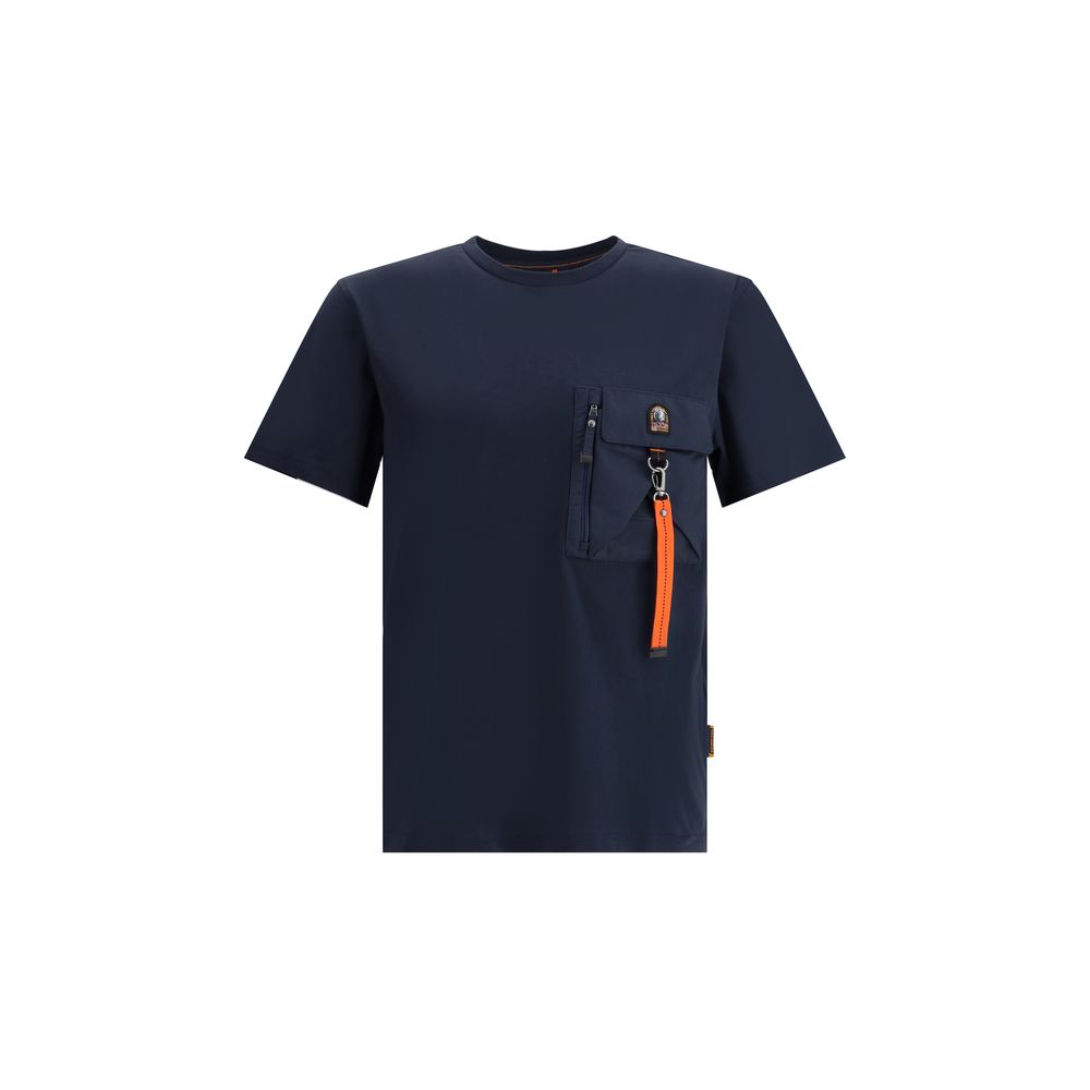 Parajumpers Grey Cotton T-shirt for Elevated Casual Style