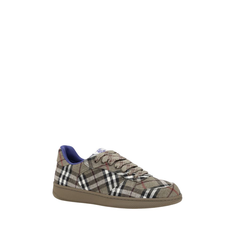Burberry Multi Archivio Check Sneakers for Elevated Casual Style
