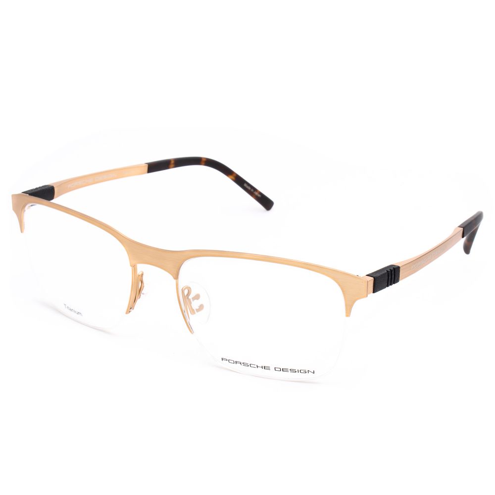 Porsche Gold Titanium Frames for Elevated Eyewear Elegance