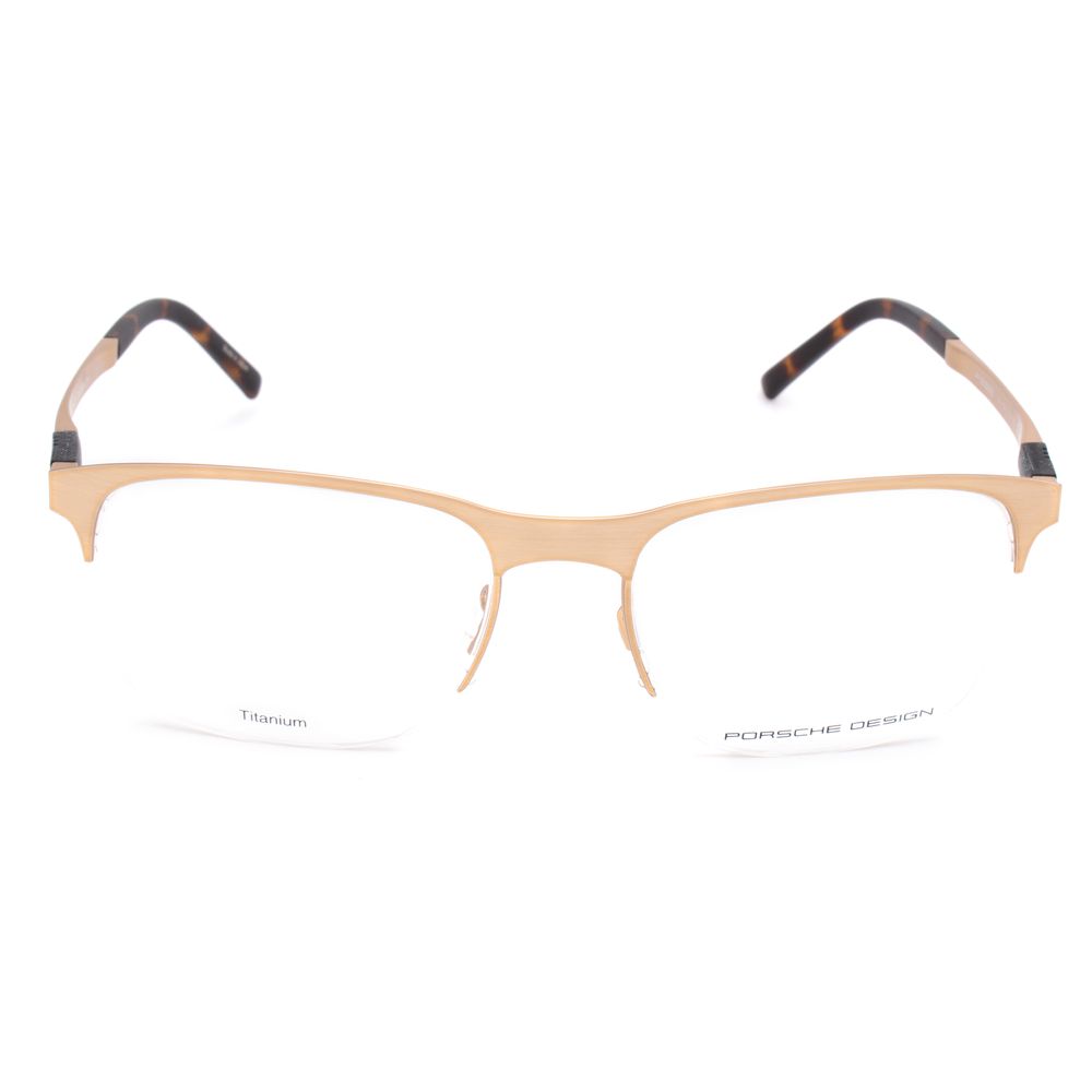 Porsche Gold Titanium Frames for Elevated Eyewear Elegance