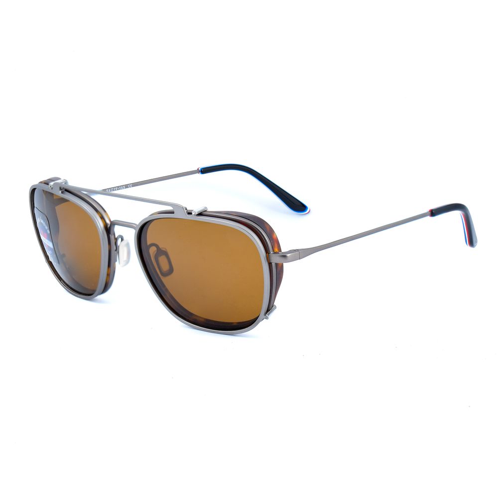 Vuarnet Brown Stainless Steel Frames for Timeless Elegance