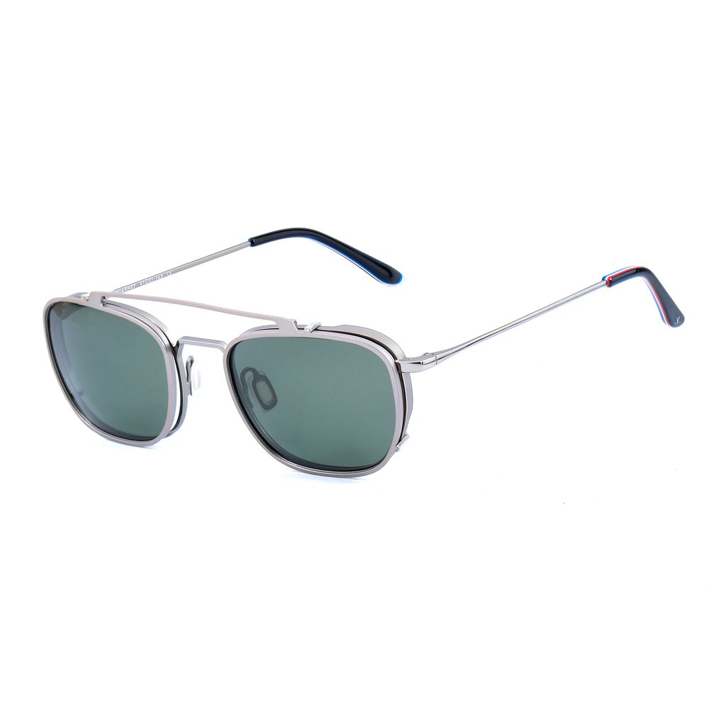 Vuarnet Gray Stainless Steel Frames for Timeless Elegance