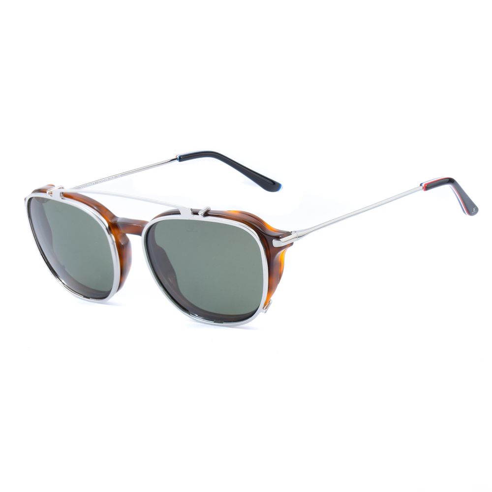 Vuarnet Brown Stainless Steel Frames for Timeless Elegance