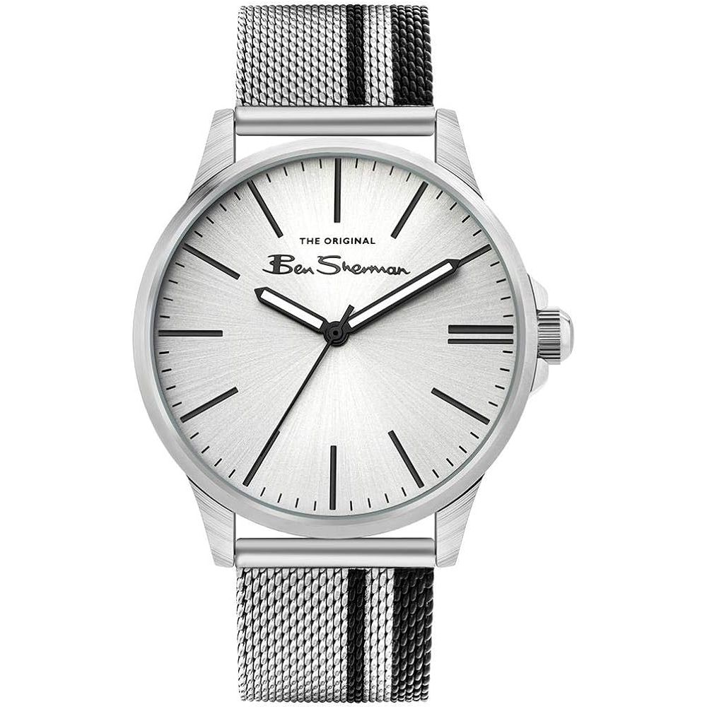 Ben Sherman Gray Stainless Steel Watch Elegance