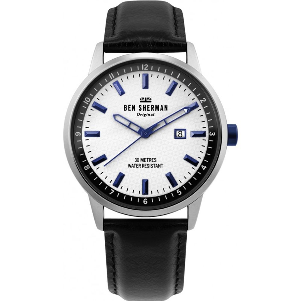 Ben Sherman Black Leather Watch with Timeless Elegance