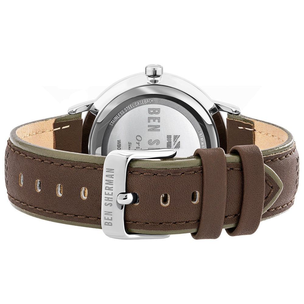 Ben Sherman Brown Leather Watch with Timeless Elegance