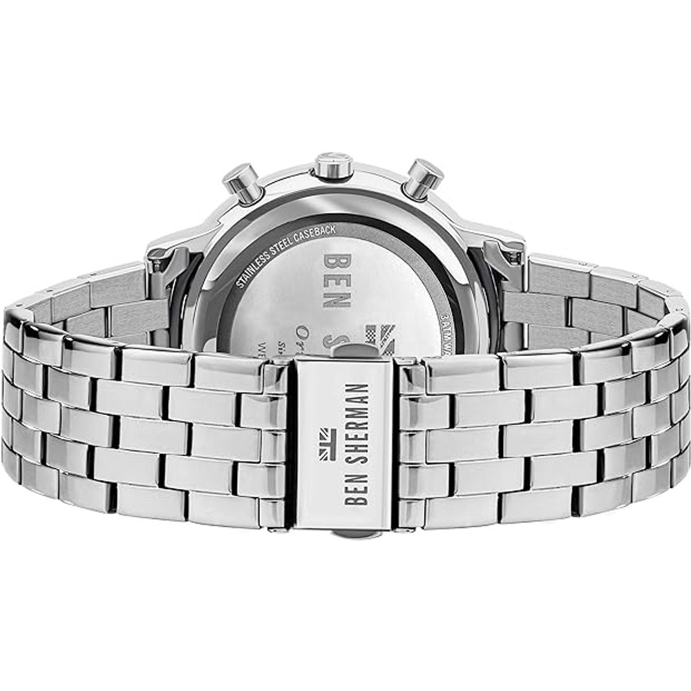 Ben Sherman Gray Stainless Steel Watch for Timeless Elegance