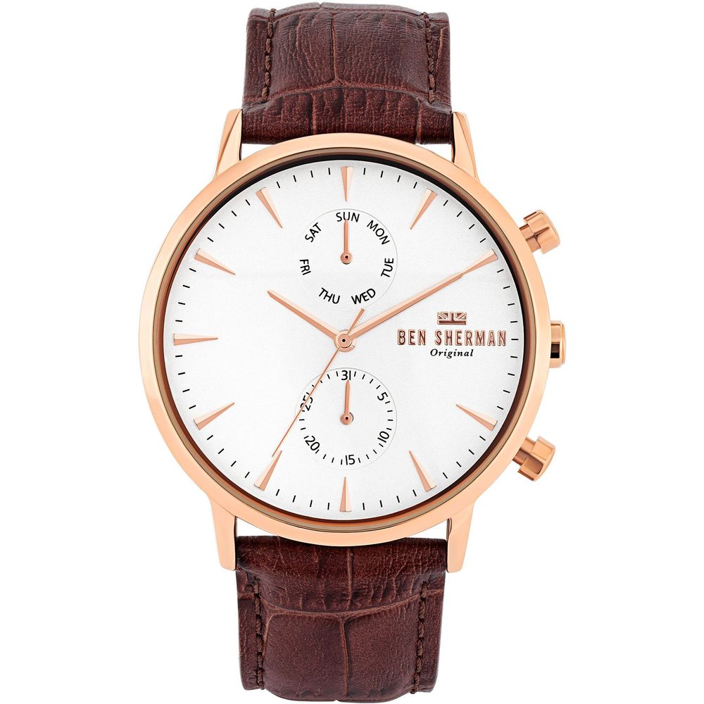 Ben Sherman Brown Leather Watch for Timeless Elegance