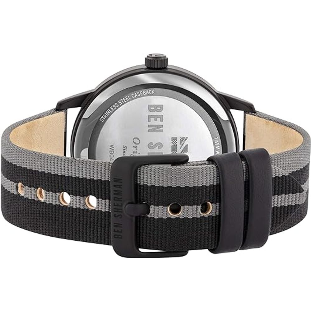 Ben Sherman Gray Fabric Watch - Timeless Elegance Redefined