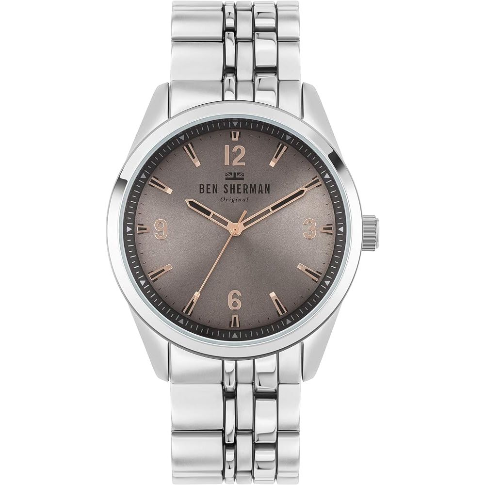 Ben Sherman Gray Stainless Steel Watch for Timeless Elegance