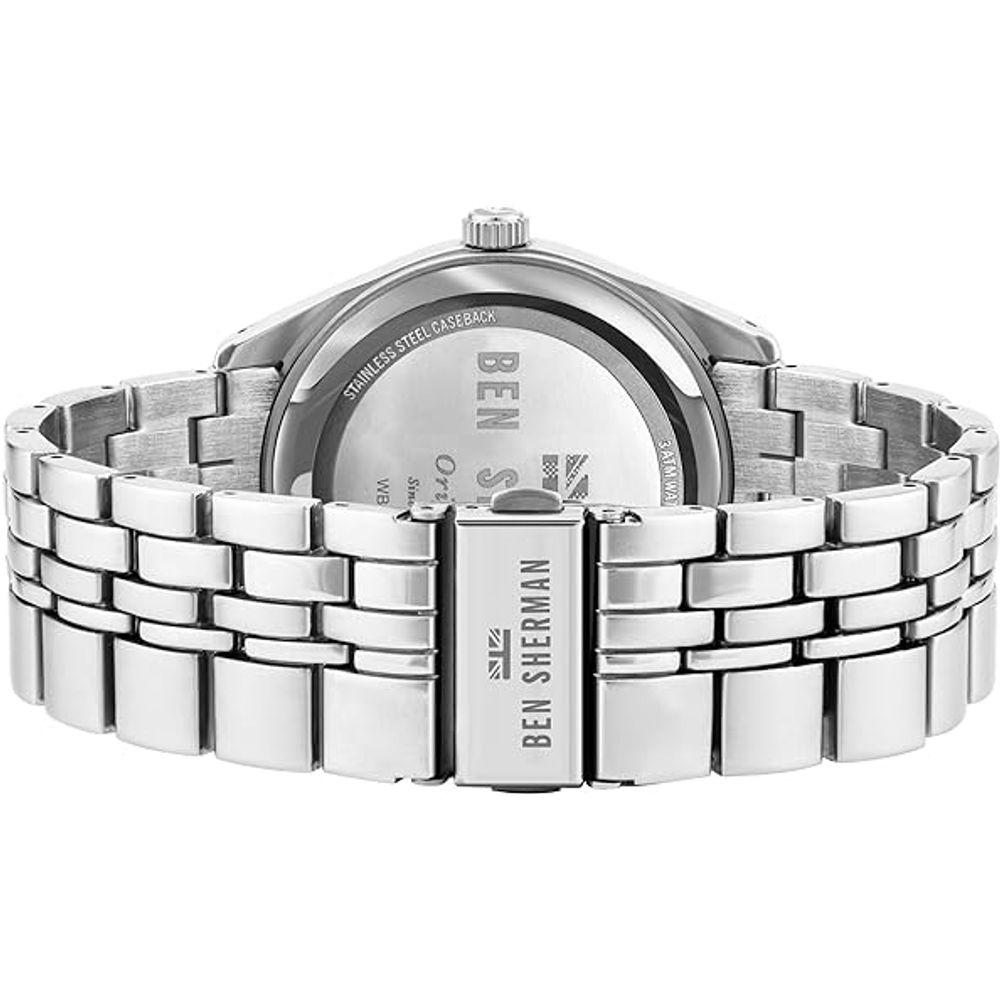 Ben Sherman Gray Stainless Steel Watch for Timeless Elegance