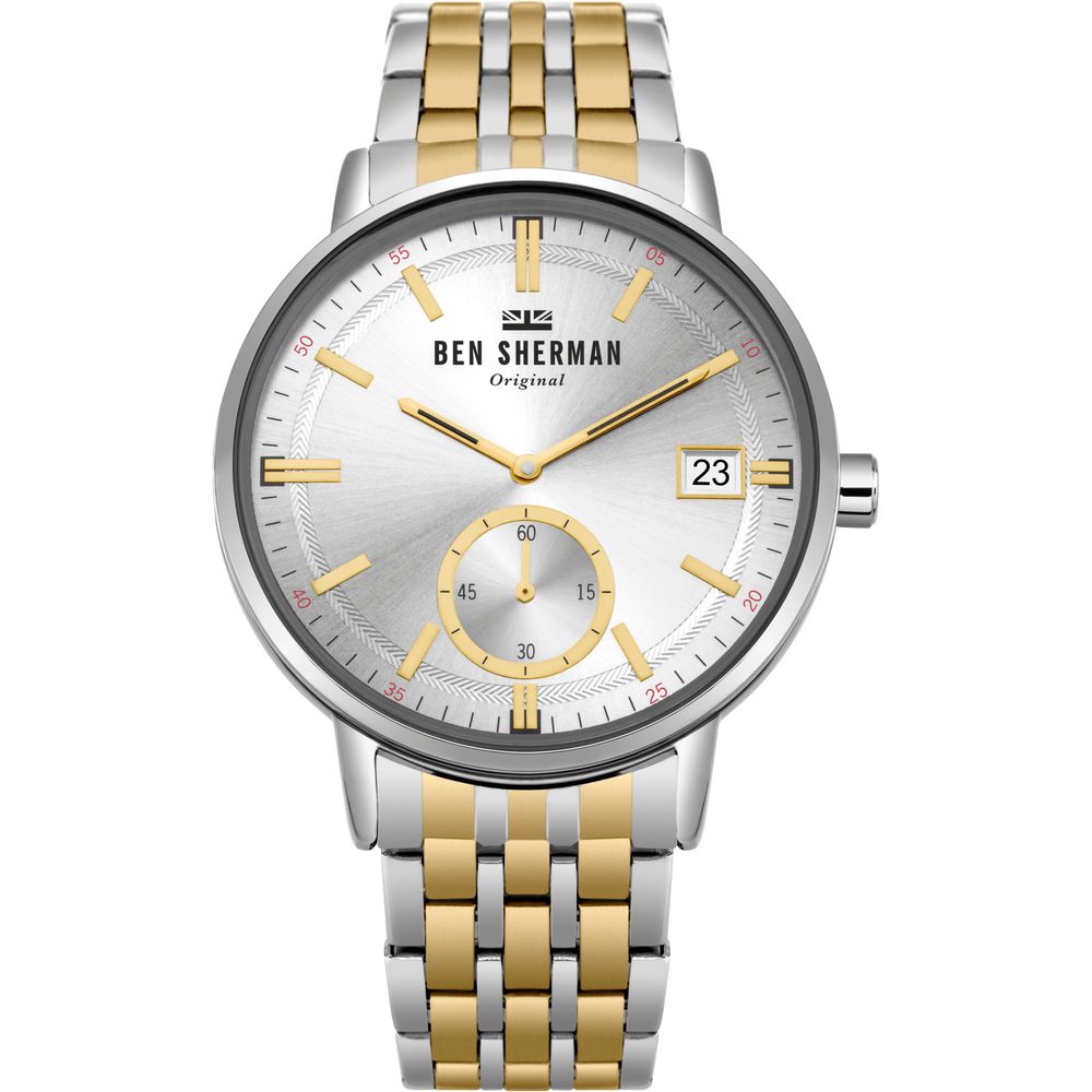 Ben Sherman Gold Stainless Steel Watch with Grey Dial