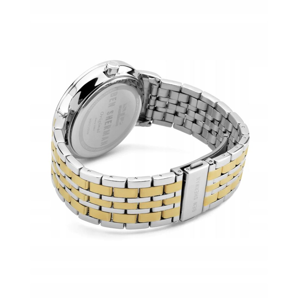 Ben Sherman Gold Stainless Steel Watch with Grey Dial