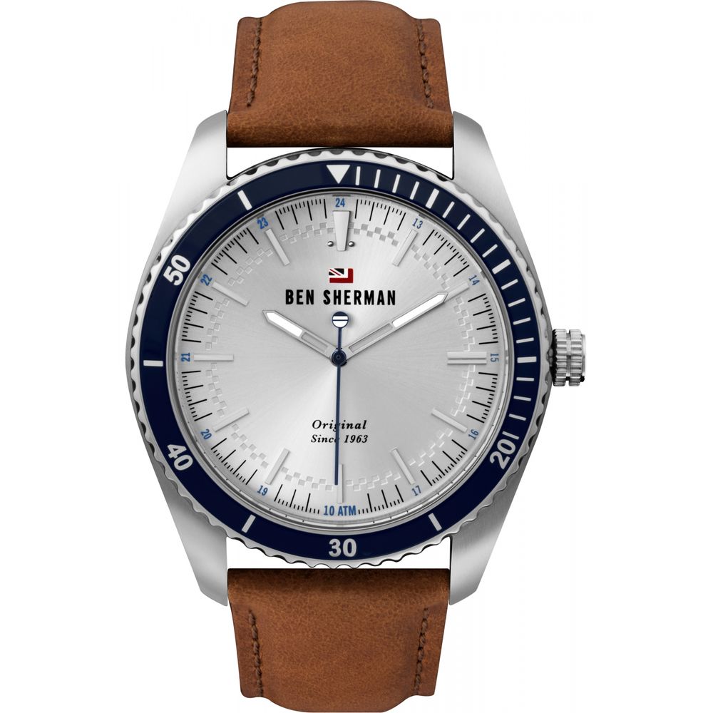 Ben Sherman Brown Leather Watch With Elegant Design