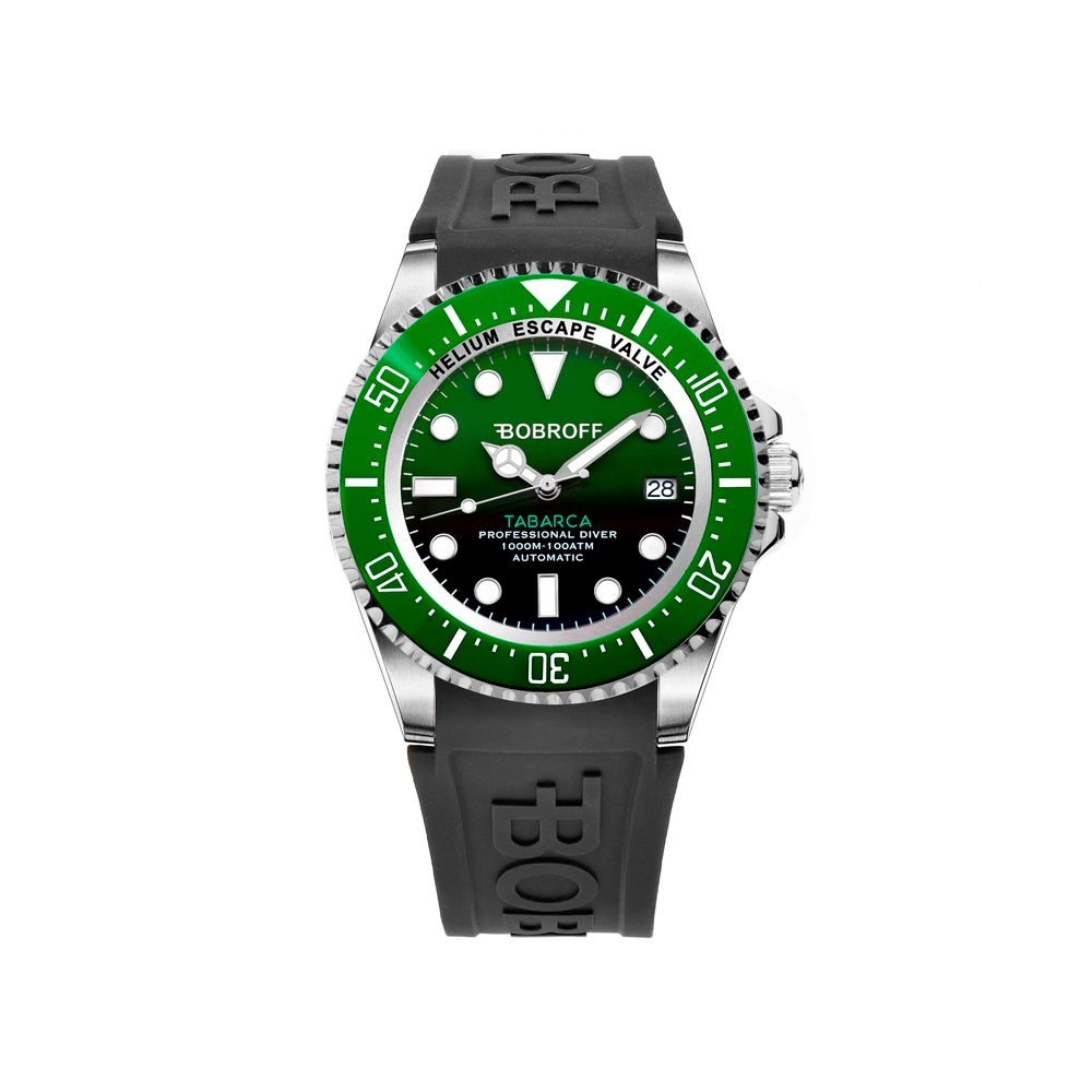 Bobroff Black Rubber Watch - Timeless Luxury Timepiece