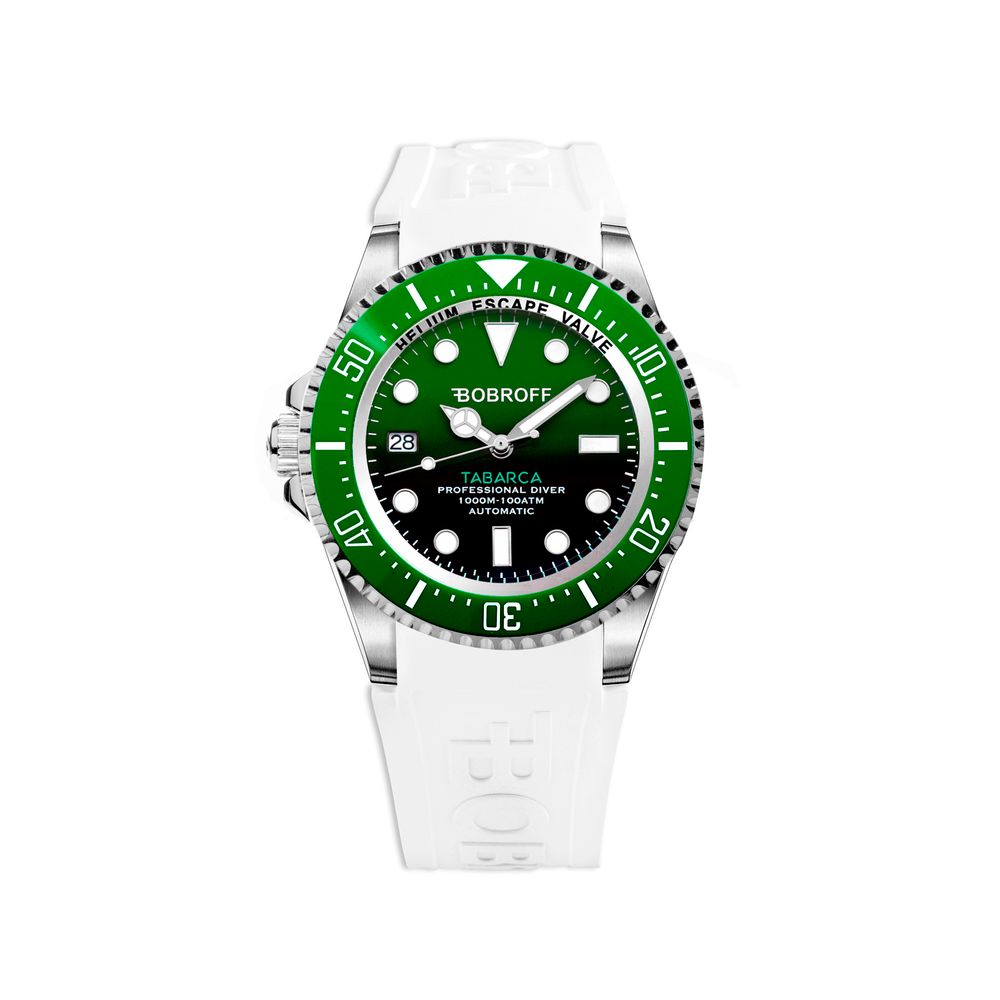 Bobroff White Rubber Watch - Timeless Luxury Redefined