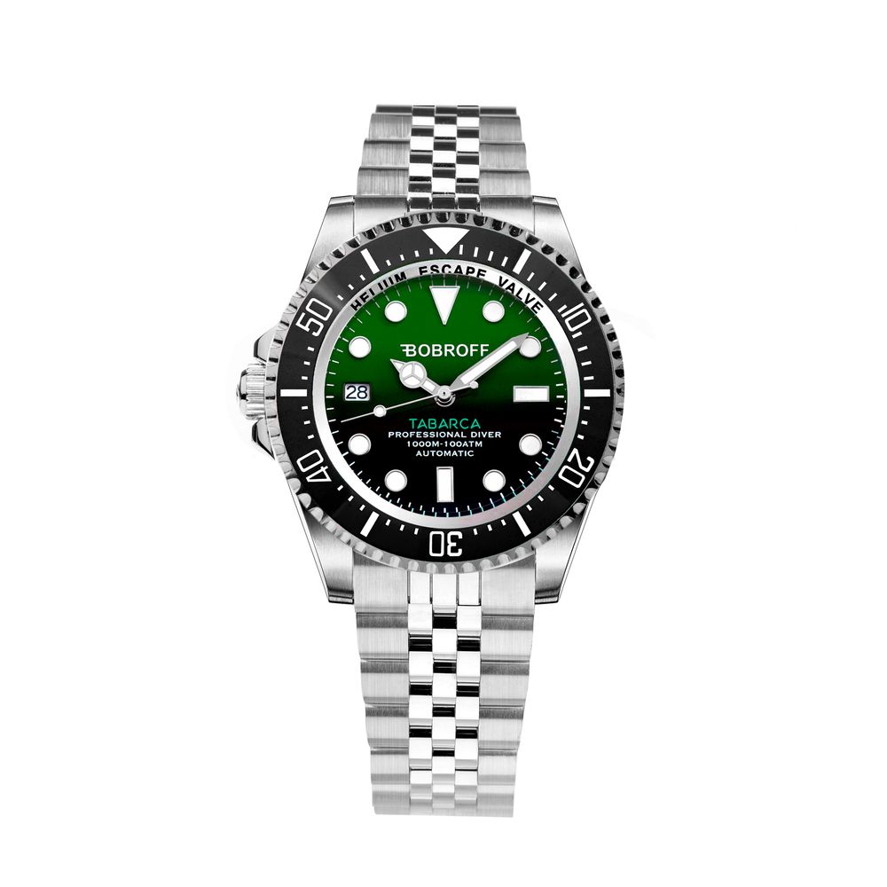 Bobroff Silver Stainless Steel Watch - Timeless Elegance