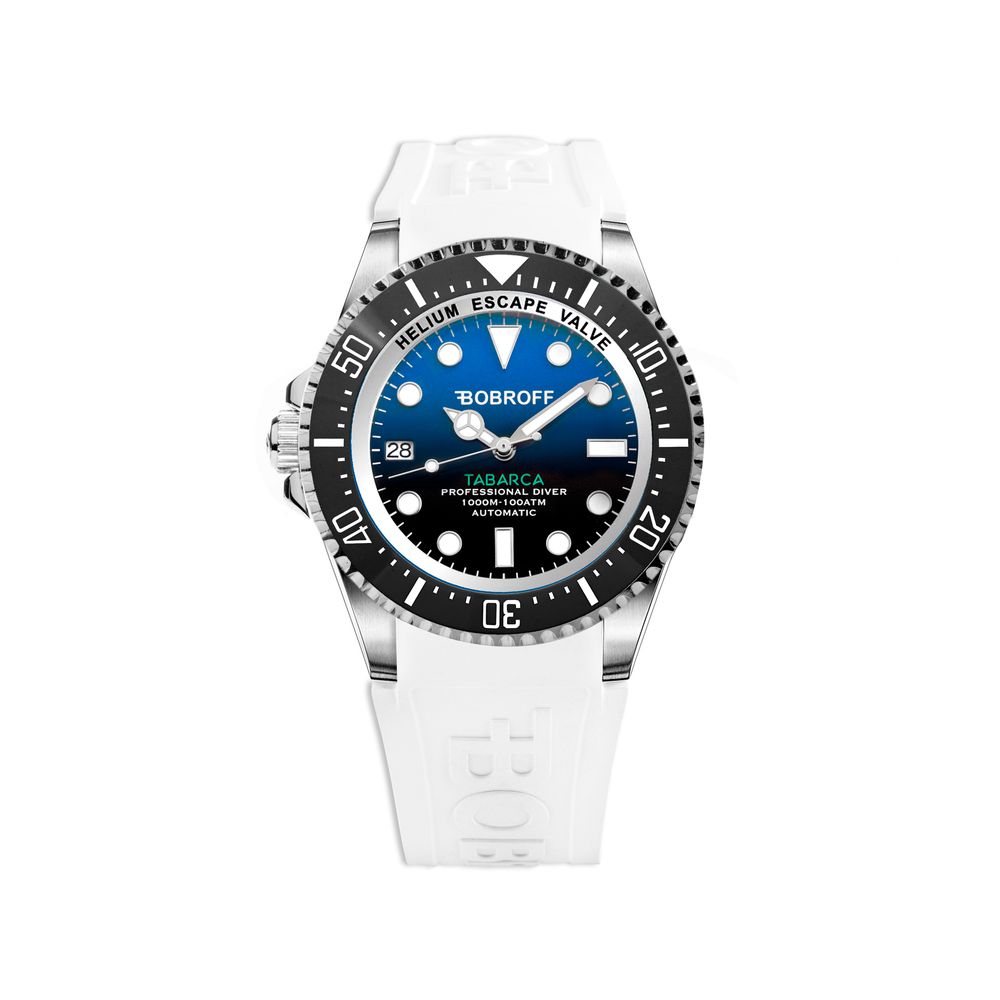 Bobroff White Rubber Watch – Timeless Elegance Redefined