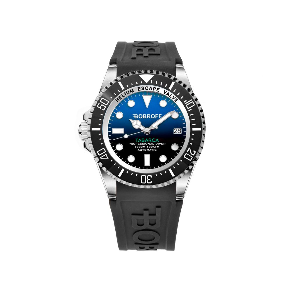 Bobroff Black Silicone Watch - Timeless Luxury Redefined