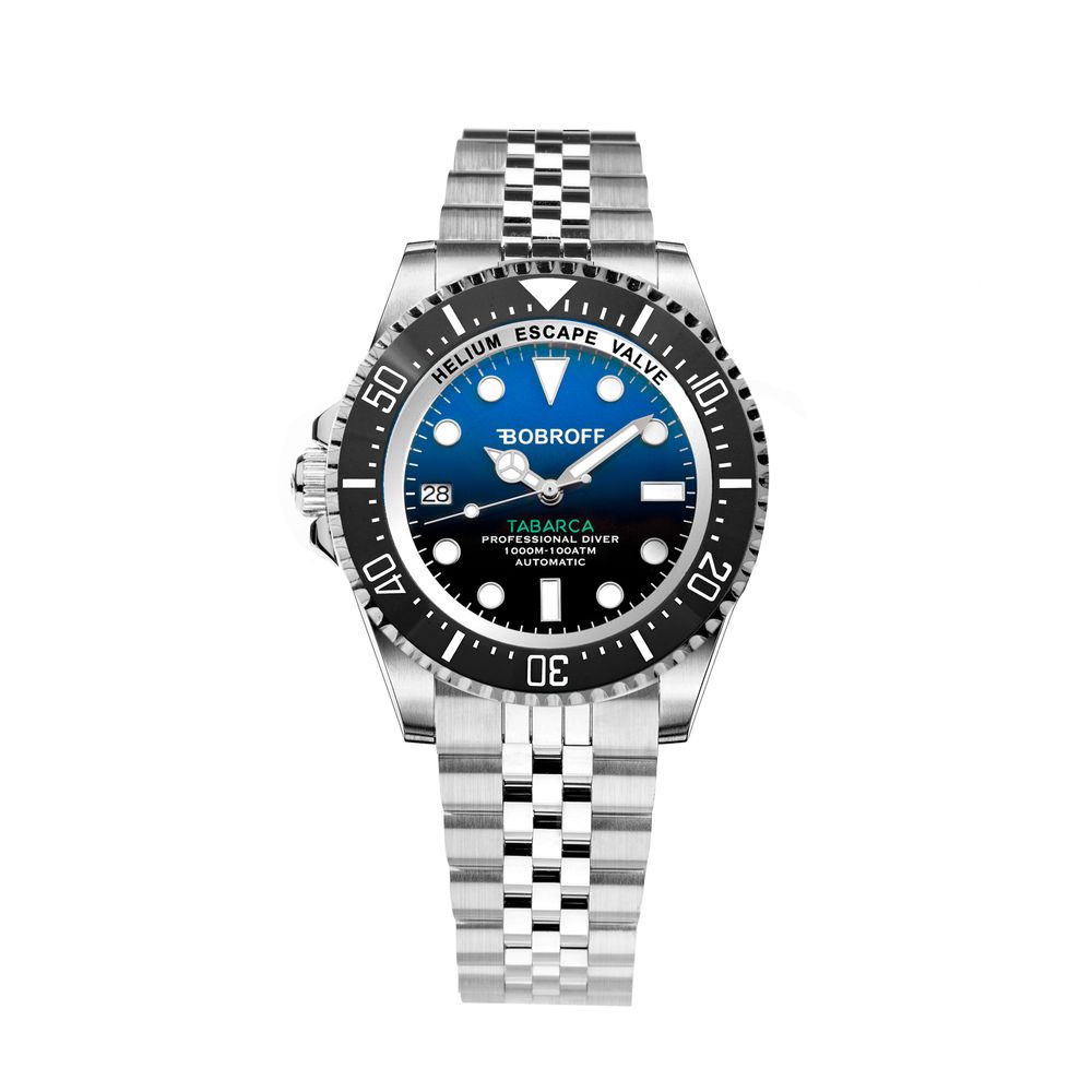 Bobroff Silver Stainless Steel Watch – Timeless Elegance Redefined