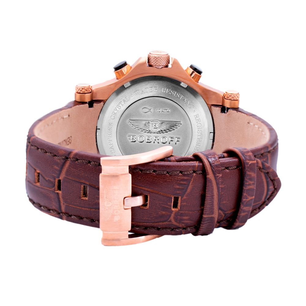 Bobroff Brown Leather Watch: Timeless Elegance Redefined