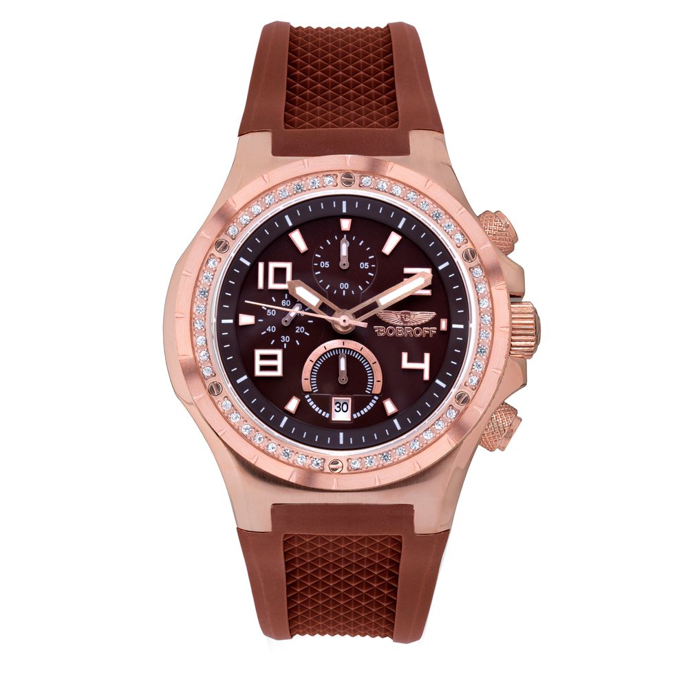 Bobroff Brown Rubber Watch: Timeless Elegance Redefined